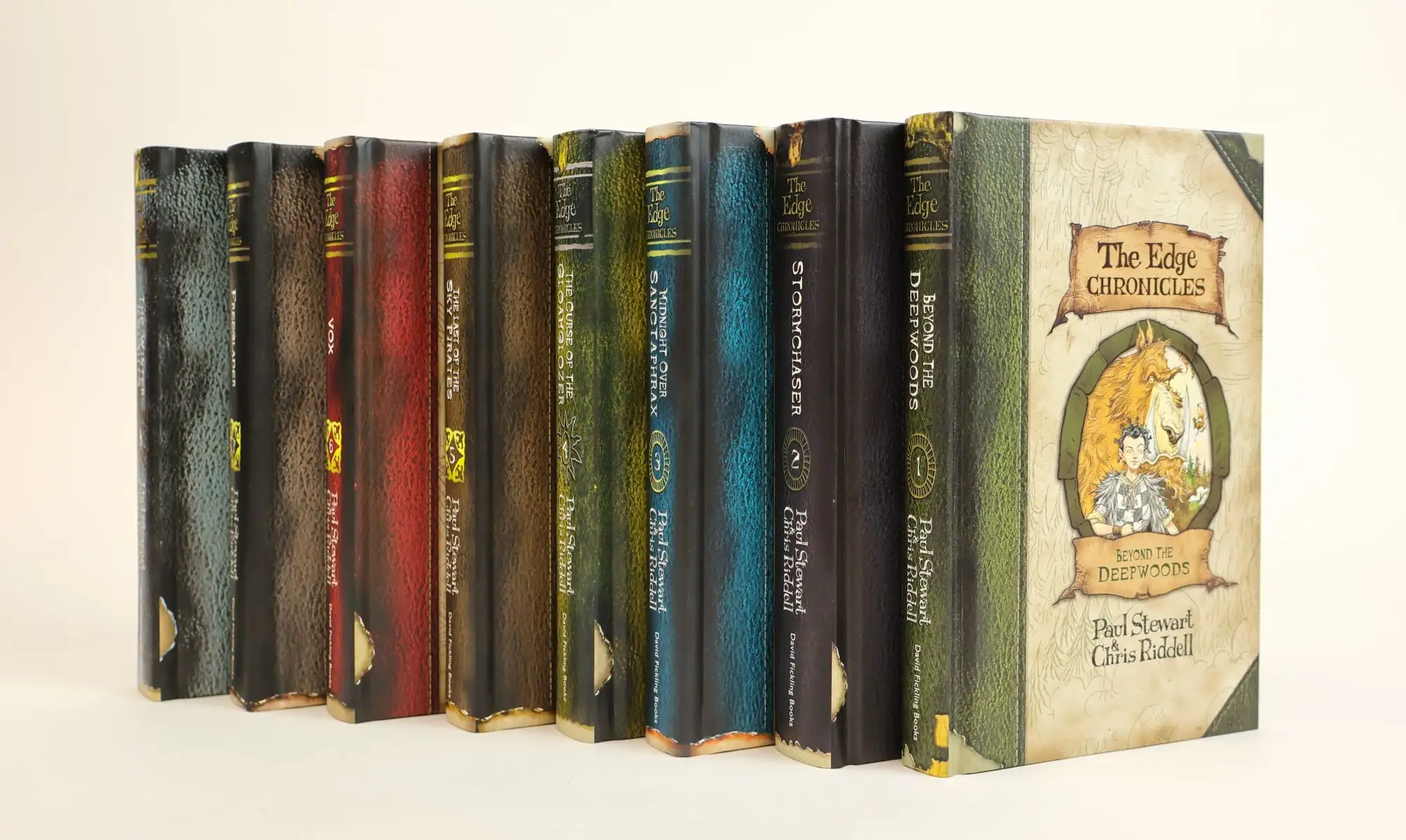 A collection of Edge Chronicle Hardbacks